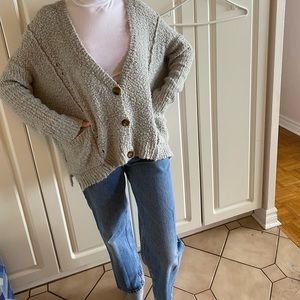 Max Studio button cardigan sweater